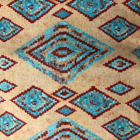 🛒 $22 Quilt Cotton Fabric Material 2 1/2 yard Southwest Woven Geometric #938-3 - Picture 1 of 3